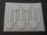 453sp Bubbly Kids Faces Chocolate or Hard Candy Lollipop Mold
